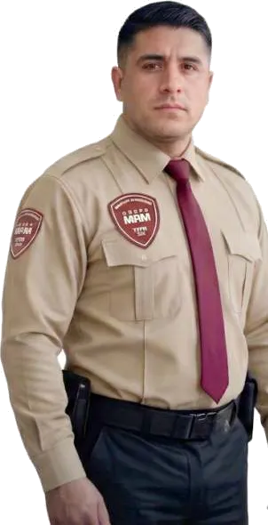Vigilador de Grupo MAM con uniforme de la empresa